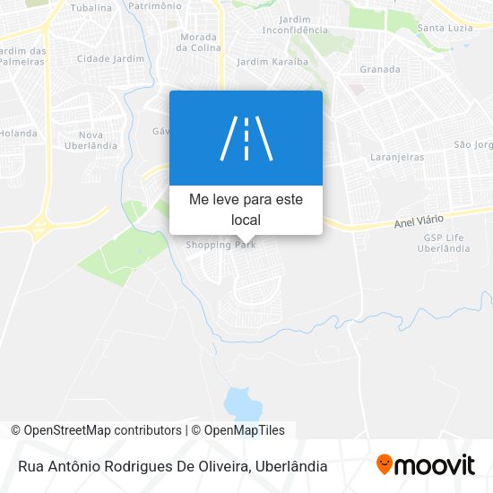Rua Antônio Rodrigues De Oliveira mapa