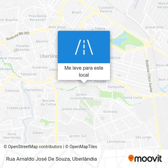 Rua Arnaldo José De Souza mapa