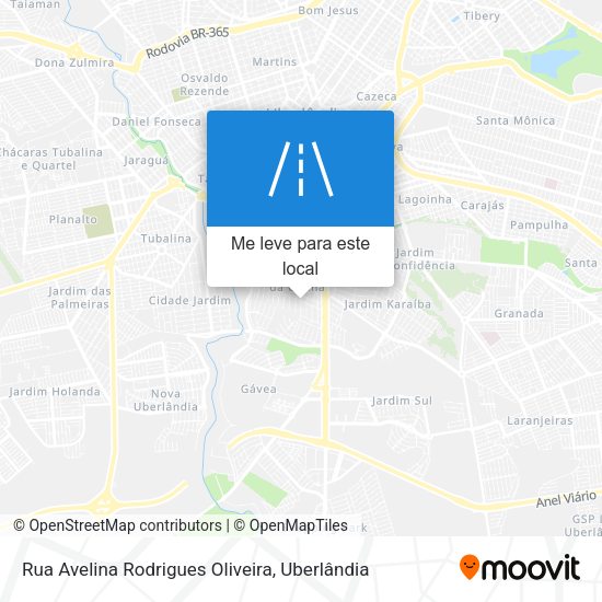 Rua Avelina Rodrigues Oliveira mapa