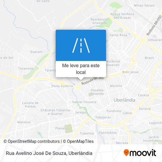 Rua Avelino José De Souza mapa