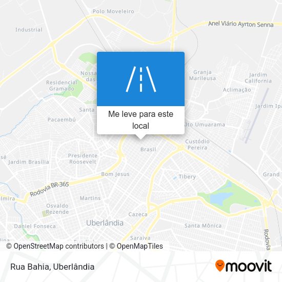 Rua Bahia mapa