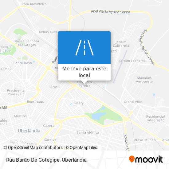 Rua Barão De Cotegipe mapa