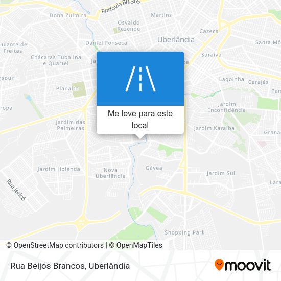 Rua Beijos Brancos mapa