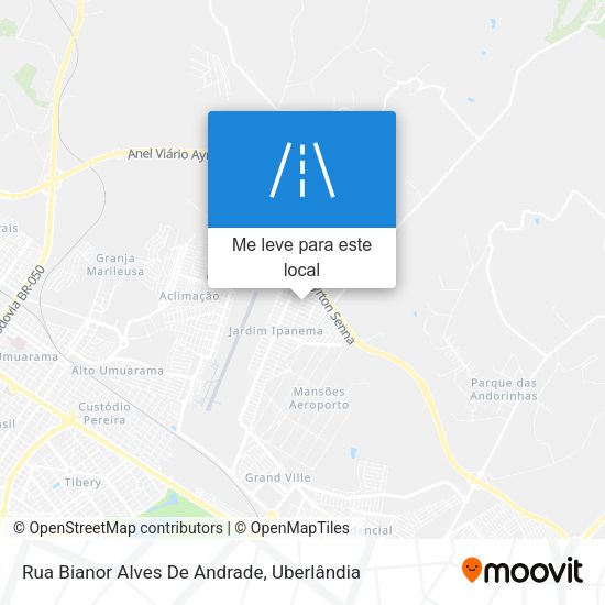 Rua Bianor Alves De Andrade mapa