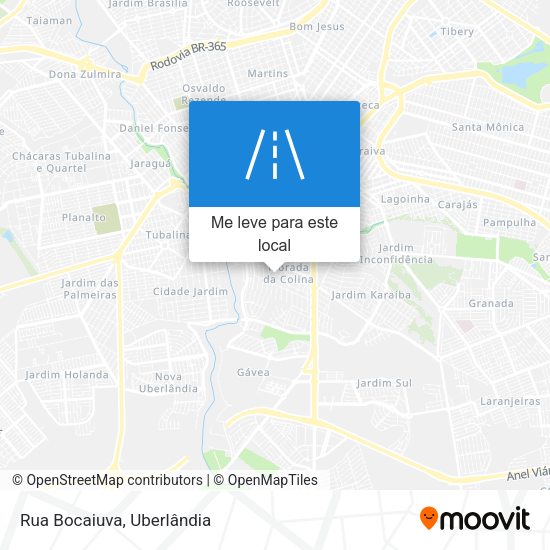 Rua Bocaiuva mapa