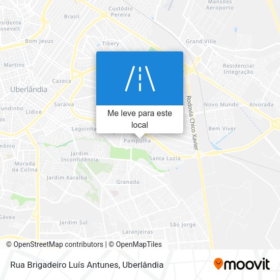 Rua Brigadeiro Luís Antunes mapa