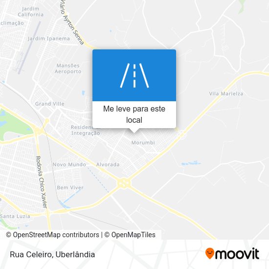 Rua Celeiro mapa