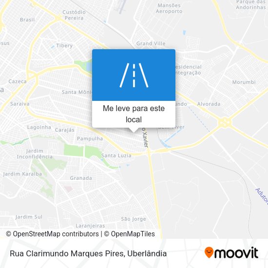 Rua Clarimundo Marques Pires mapa