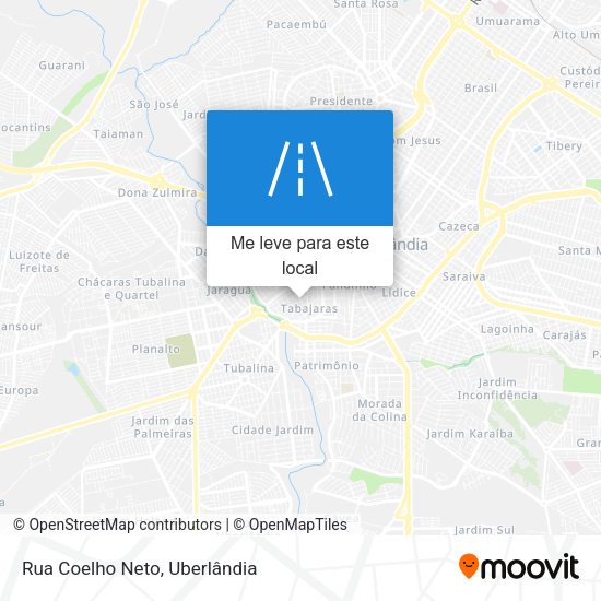 Rua Coelho Neto mapa