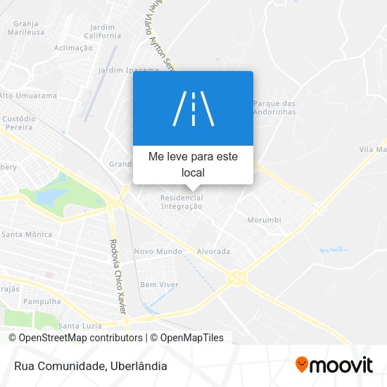 Rua Comunidade mapa