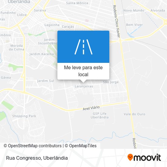 Rua Congresso mapa