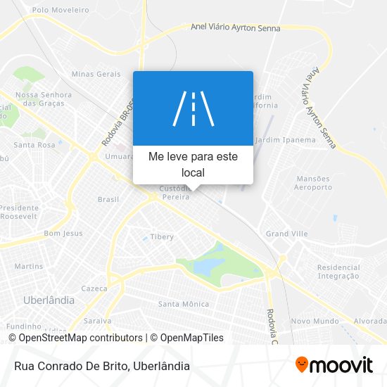 Rua Conrado De Brito mapa