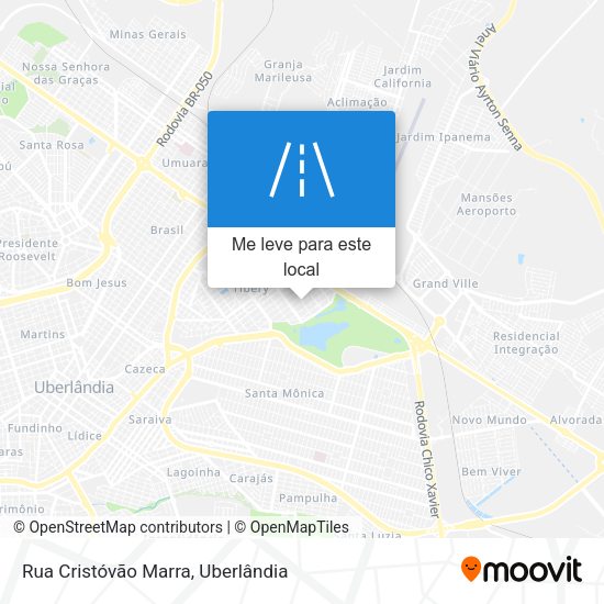 Rua Cristóvão Marra mapa