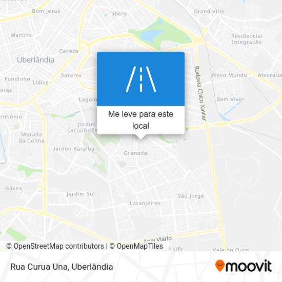 Rua Curua Una mapa