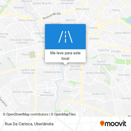 Rua Da Carioca mapa