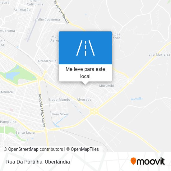 Rua Da Partilha mapa