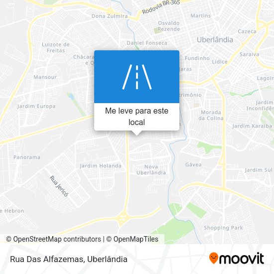 Rua Das Alfazemas mapa