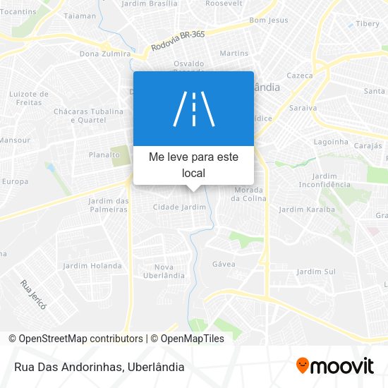 Rua Das Andorinhas mapa