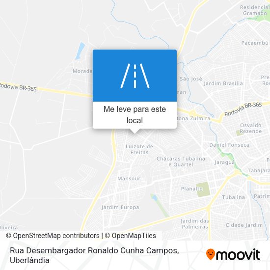Rua Desembargador Ronaldo Cunha Campos mapa