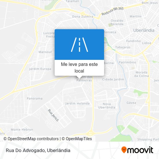 Rua Do Advogado mapa