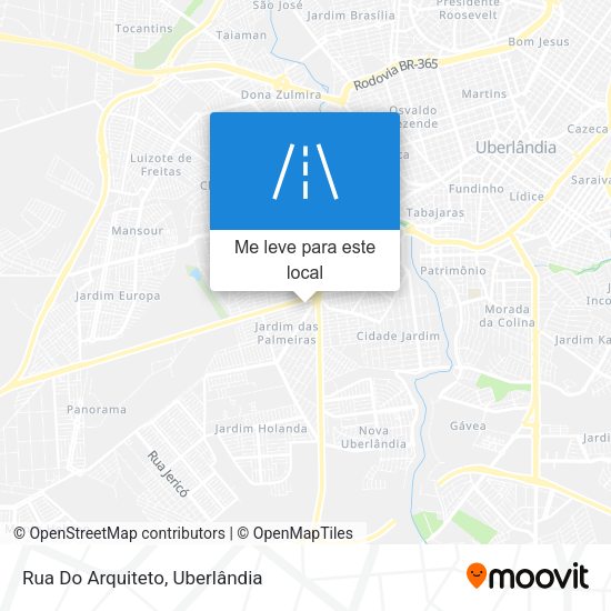 Rua Do Arquiteto mapa