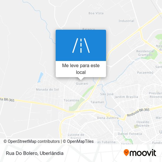 Rua Do Bolero mapa