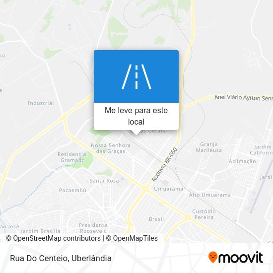 Rua Do Centeio mapa