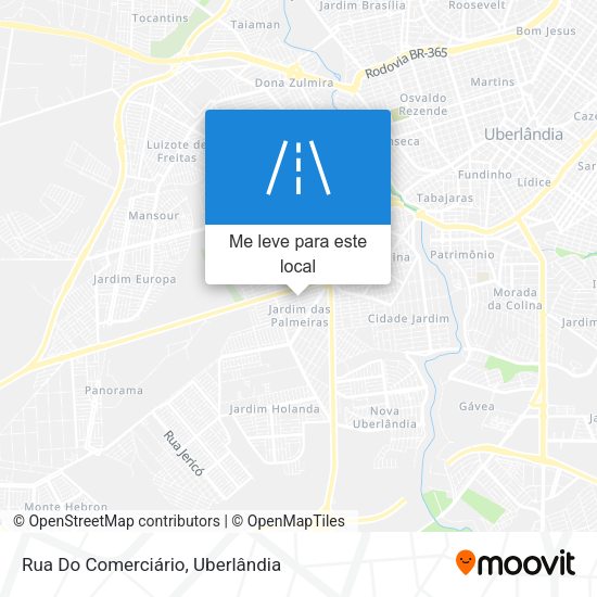 Rua Do Comerciário mapa