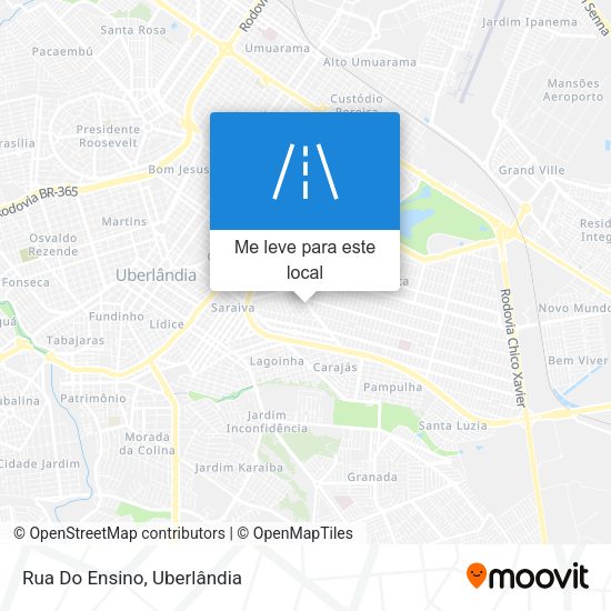 Rua Do Ensino mapa