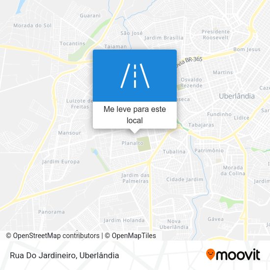 Rua Do Jardineiro mapa