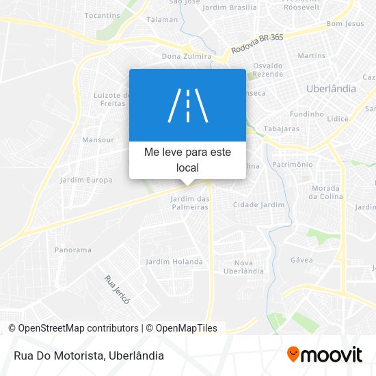 Rua Do Motorista mapa