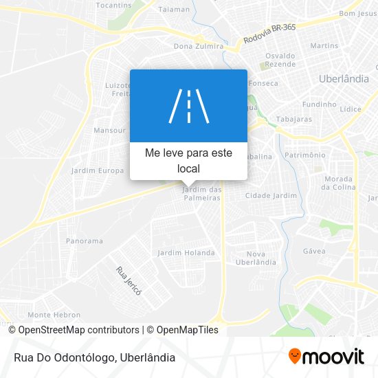 Rua Do Odontólogo mapa