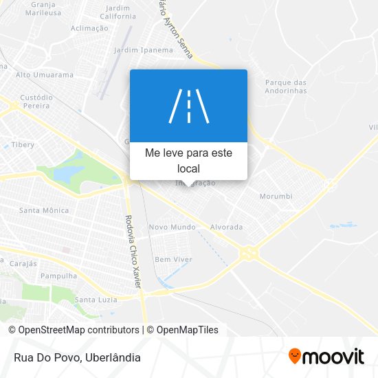 Rua Do Povo mapa