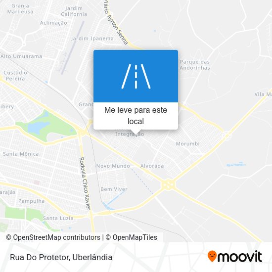 Rua Do Protetor mapa