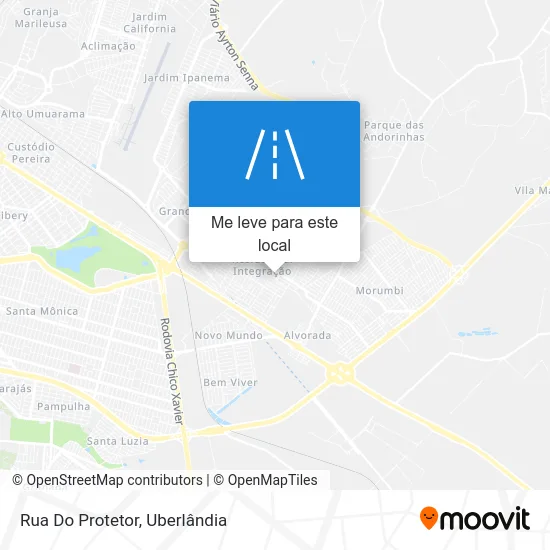Rua Do Protetor mapa