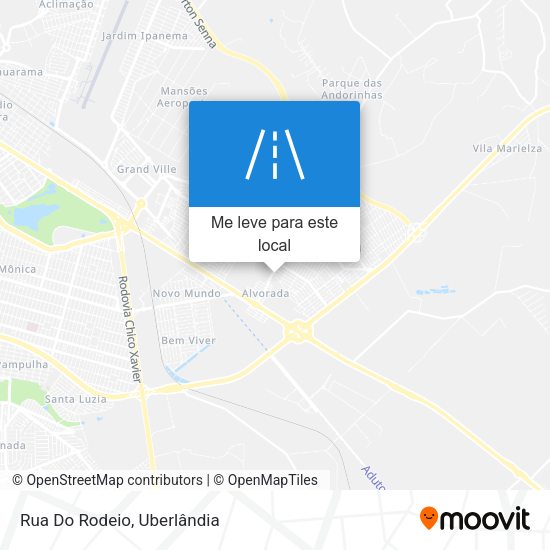 Rua Do Rodeio mapa