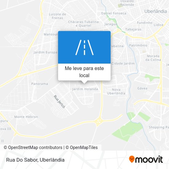 Rua Do Sabor mapa