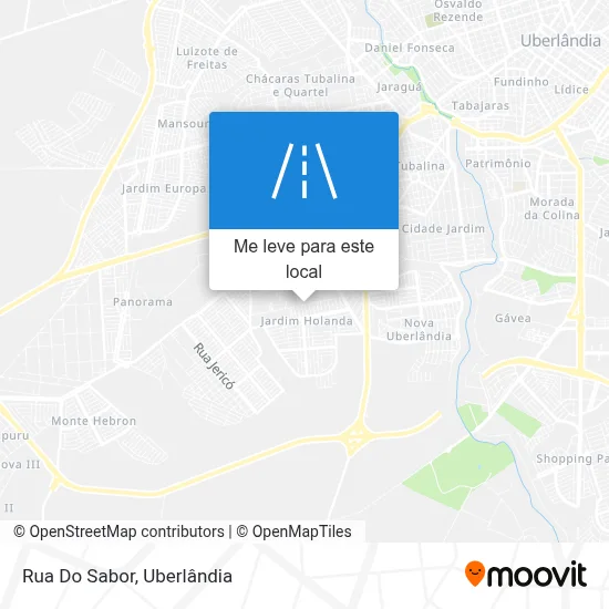 Rua Do Sabor mapa