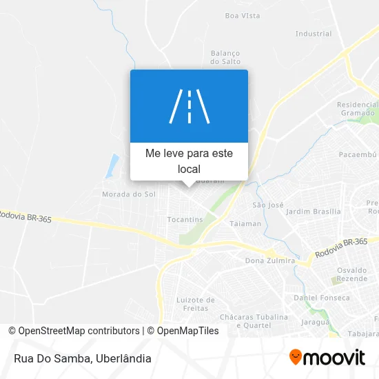Rua Do Samba mapa