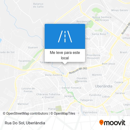 Rua Do Sol mapa