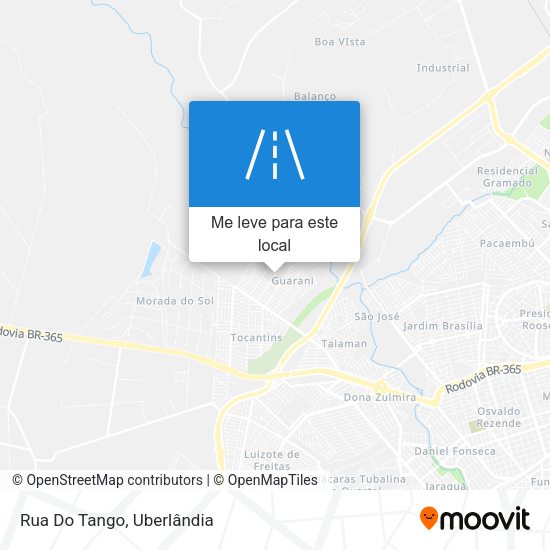 Rua Do Tango mapa