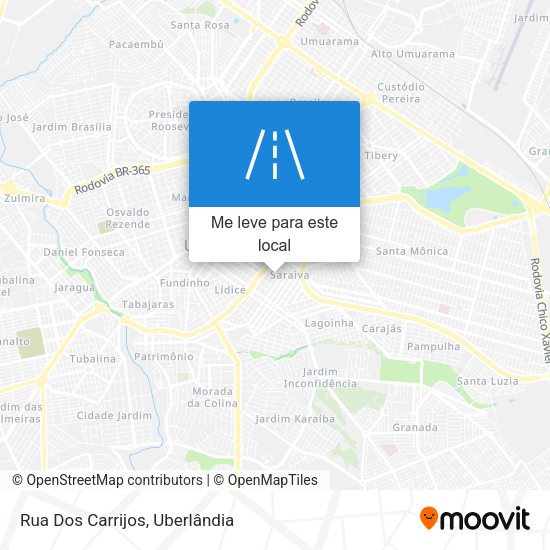 Rua Dos Carrijos mapa