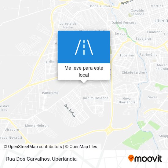 Rua Dos Carvalhos mapa