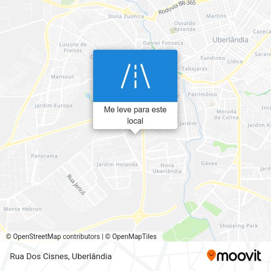 Rua Dos Cisnes mapa