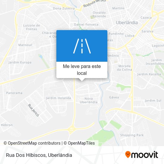 Rua Dos Híbiscos mapa