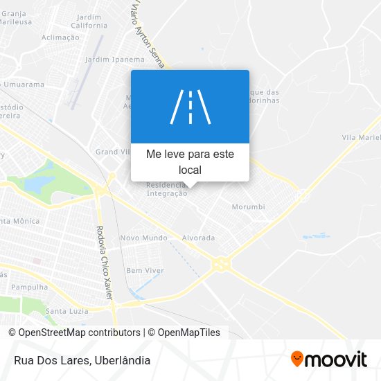 Rua Dos Lares mapa