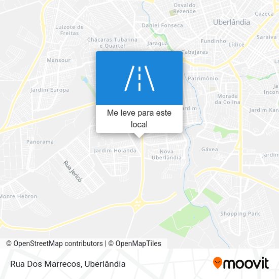 Rua Dos Marrecos mapa