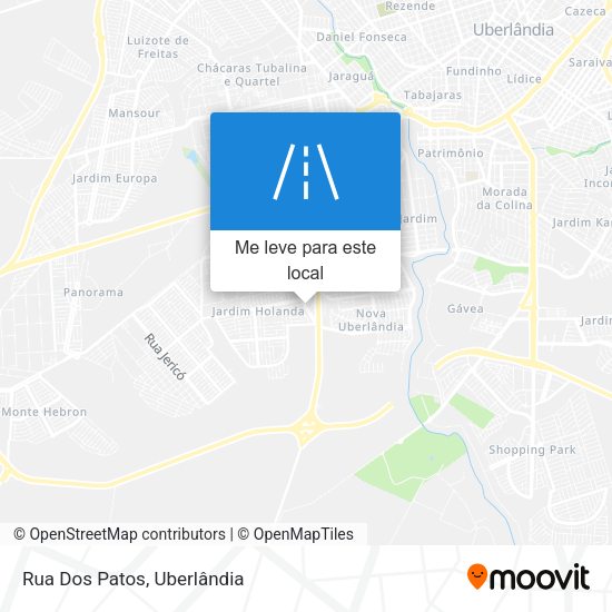 Rua Dos Patos mapa
