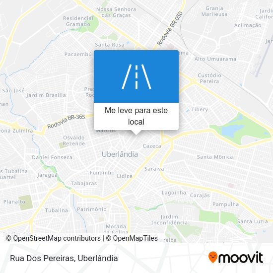 Rua Dos Pereiras mapa