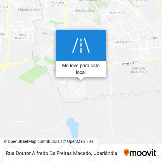 Rua Doutor Alfredo De Freitas Macedo mapa